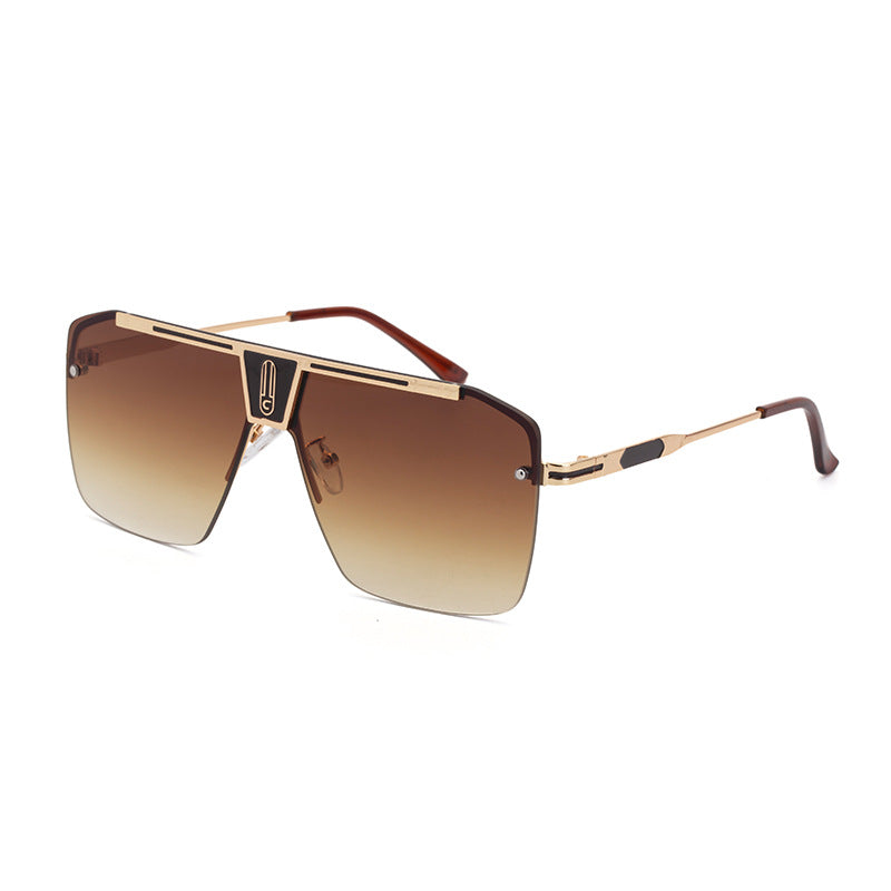 Wholesale PC Large Square Frame Men's Sunglasses